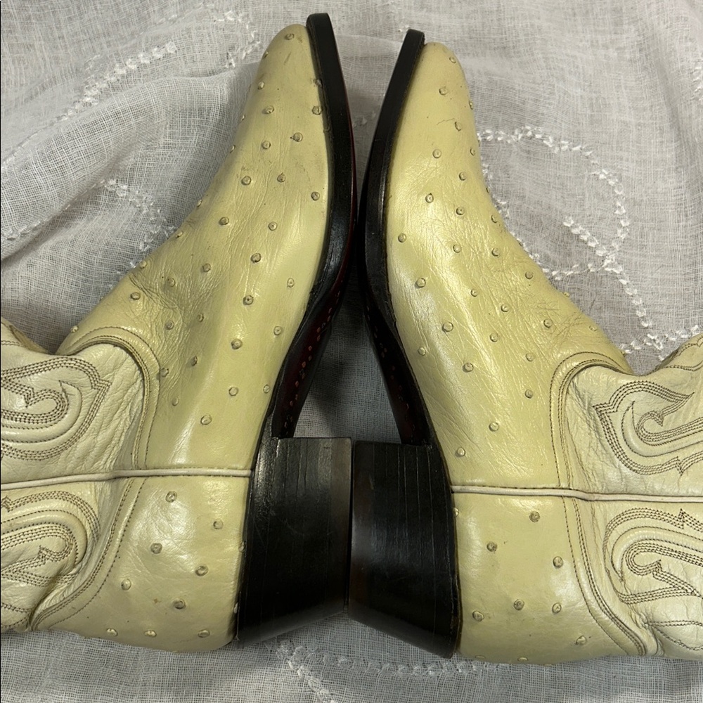 NWOT Durango ostrich cowboy boots handcrafted in Mexico - Picture 10 of 16
